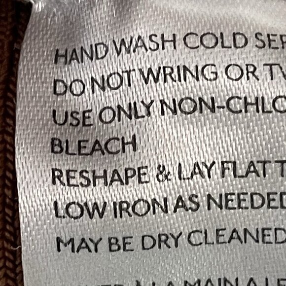 Free People Brown Ribbed Knit Stretch Boho Midi Straight Skirt Size Medium M - Picture 9 of 9